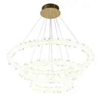 Люстра подвесная светодиодная APLOYT APL.040.03.105 Merion 9 м² нейтральный белый свет цвет бронза