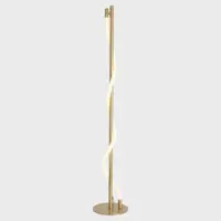 Торшер светодиодный LUSSOLE LSP-0651 RIVER нейтральный белый свет цвет золото