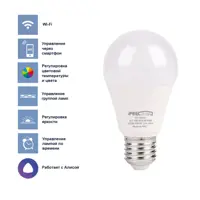 Лампа светодиодная Ifeel IFS-SB001 Globe E27 220-240 В 9 Вт шар большой полуматовая 806 Лм изменение цвета RGB