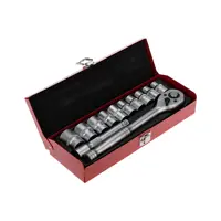 Набор торцевых головок с ключом Rexant 12-8301 1/2 дюйма, 12 шт.