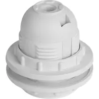 Патрон REV 24532 2 пластиковый для лампы E27 цвет белый