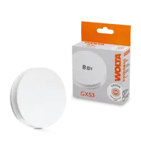 Набор ламп светодиодных Wolta 25S75R8GX53 GX53 175-250 В 8 Вт таблетка матовая 650 Лм нейтральный белый свет 10 шт