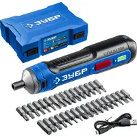 Отвертка аккумуляторная Зубр Профессионал PSD-4S, 3.6 В Li-Ion 1.5 Ач