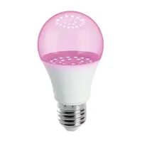 Фитолампа светодиодная Feron LB-7061 E27 шар большой красно-синего спектра для рассады розовый свет 10 шт