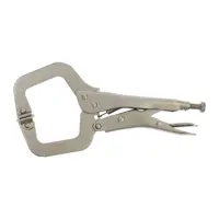 Клещи зажимные С-образные Тундра 7398555 подвижные губки 220 мм захват до 50 мм