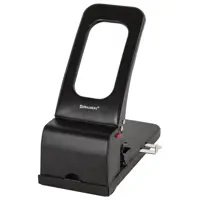 Дырокол металлический Мощный Brauberg Heavy duty до 100 листов черный