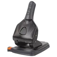 Дырокол металлический Мощный Brauberg Heavy duty до 65 листов эргономичный черный