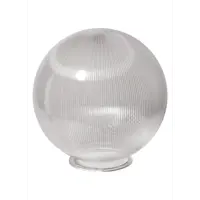 Рассеиватель шар ПММА 300 мм прозрачный призма байонет 145 мм TDM