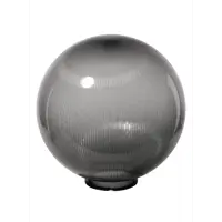 Рассеиватель шар ПММА 400 мм дымчатый призма байонет 145 мм TDM