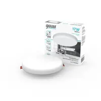 Светильник ЖКХ светодиодный GAUSS 9034460218 17 Вт круг цвет белый