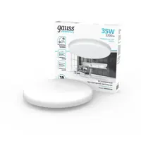 Светильник ЖКХ светодиодный GAUSS 9034460236 35 Вт круг цвет белый