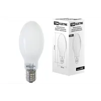 Лампочка ртутная высокого давления E40 1000 Вт овальная 52000 лм холодный белый свет