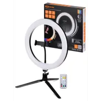 Лампа кольцевая светодиодная Electric 30 см 16 Вт 2700-6400 К RGB штатив диммер ПДУ USB