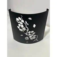 Абажур Везувий Сакура 12557 E27, E14 цвет черный 25 см