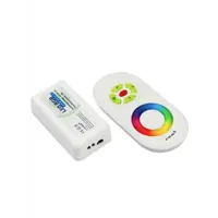 Контроллер RGB Lamper встраиваемый для светодиодной ленты 220 В IP20 с полусенсорным пультом