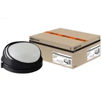 Светильник ЖКХ Electric Sq0303-0052 60 Вт IP54 1/2 круга цвет черный накладной 12 шт