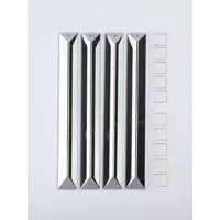 Плафон Vitaluce V0124-1/4 стеклянный серый/серебристый Ø 5 см