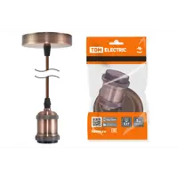 Патрон Tdm electric пластик Sq0335-0072 E27 цвет оранжевый/медный