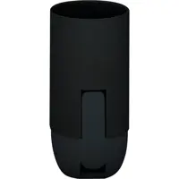 Патрон для лампы Feron пластик 22370 E14 цвет черный 10 шт