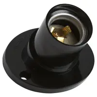 Патрон для лампы Feron карболит 41043 E27 цвет черный 10 шт