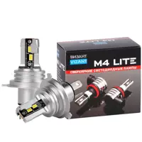 Автолампа светодиодная Vizant Lm4h4 P43t 12 В 25 Вт 2 шт