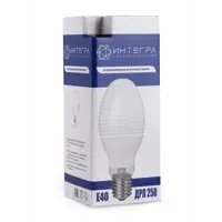 Лампа натриевая Интегра 35925 E40 220 В 250 Вт элипсоидная матовая 14000 Лм