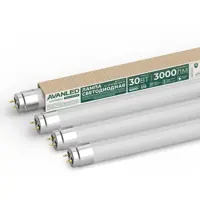Набор ламп светодиодных Avanled 11112655 G13 230 В 30 Вт трубчатых цвет белый 3000 Лм 4 шт