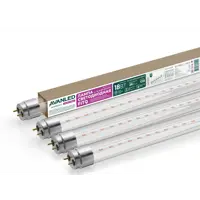 Фитолампа светодиодная линейная AL T8-18-BR-1200 Fito Avanled красно-синего спектра розовый свет 4 шт