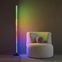 Торшер светодиодный Newlamp Attrarre RGB lightmusic регулируемый RGB свет цвет черный