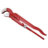 Ключ трубный газовый рычажный 90 градусов Voll 5.00100 захват до 25 мм, длина 320 мм