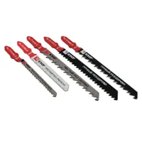 Пилка для лобзика по дереву Ekf Npl-set-5 чистый рез, 5 шт