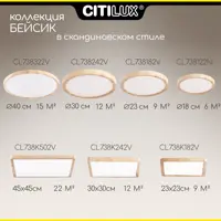 Светильник настенно-потолочный светодиодный Citilux Бейсик 15 м² регулируемый белый свет цвет бежевый