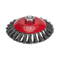 Кордщетка конус для УШМ Kranz KR-91-1203 M14x125 мм