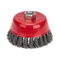 Кордщетка чашка для УШМ Kranz KR-91-1234 M14x100 мм