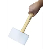 Клиновидная киянка Stubai высокомолекулярный полиэтилен/дерево белый 300г