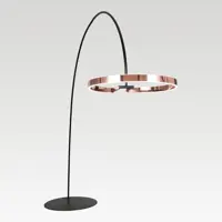 Торшер светодиодный Lussole Shoe нейтральный белый свет цвет черный