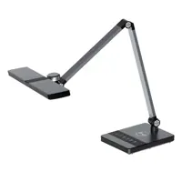 Рабочая лампа настольная светодиодная Uniel Ul-00011288 Ulm-d110 15w/3000-6500k/dim black сенсорный выключатель диммер ц