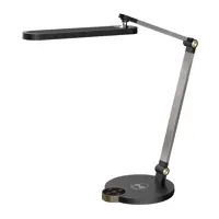 Рабочая лампа настольная светодиодная Uniel Ul-00011290 Ulm-d113 18w/3000-6000k/dim black сенсорный выключатель диммер ц