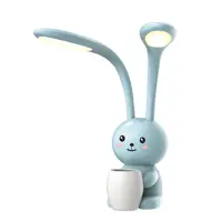 Рабочая лампа настольная светодиодная Uniel Заяц Ulm-d160 12w/3000-6000k/dim с подставкой под карандаши сенсорный выключ