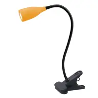 Рабочая лампа настольная светодиодная Uniel Ulm-d501 4w/4000k orange tm uniel Ul-00010748 на прищепке цвет оранжевый/мед