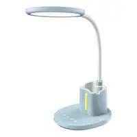 Рабочая лампа настольная светодиодная Uniel Ul-00011292 15w/3000-6500k/dim с подставкой под телефон подсветкой сенсорный