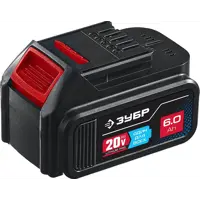 Аккумулятор Зубр ST7-20-6, 20 В Li-Ion 6 Ач