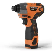 Винтоверт ударный аккумуляторный бесщеточный Daewoo DAX 2016Li Set, 16 В Li-Ion 2x2 Ач 140 Нм