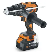 Шуруповерт аккумуляторный бесщеточный ударная Daewoo DAA 6521Li Set, 21 В Li-Ion 2x4 Ач