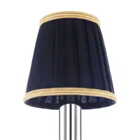 Абажур С0016747 синий с золотой каймой