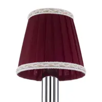 Абажур С0016802 светлый бордо с бело-золотой с каймой
