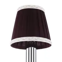 Абажур С0016805 темный бордо с бело-золотой с каймой