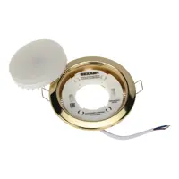 Светильник точечный светодиодный Rexant GX53 15.5 Вт 2700 K теплый белый свет цвет золото