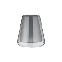 Плафон 33 идеи Двойной разборный плафон S.29.gr E27 стеклянный серый/серебристый Ø 16 см