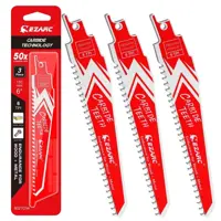 Набор полотен для сабельной пилы по дереву Ezarc 8021C04, 3 шт